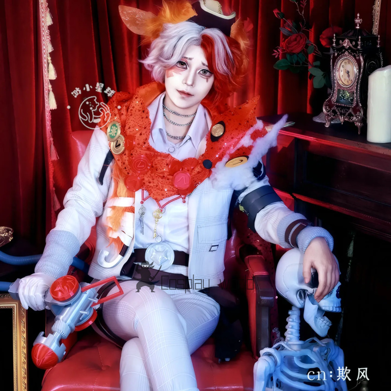 Cosplay Prop Bag - ゲーム「Identity V」コスプレ フロリアン・ブランド ‌ コスチューム キツネのスカーフ