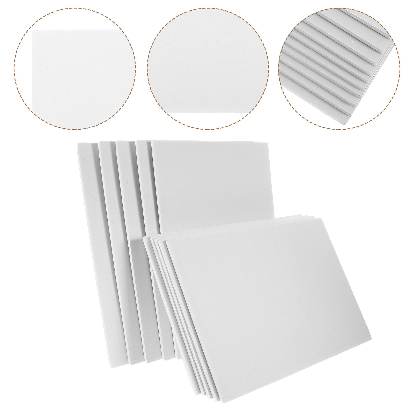 Cosplay Prop Foam Board - 10枚入り 白色フォームボード 厚手のフォームボード DIYクラフトプロジェクト コスプレ小道具 厚手ポスターボード