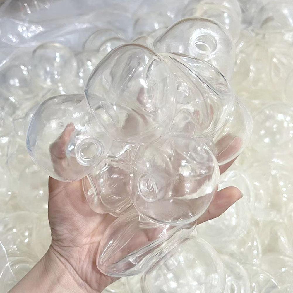 Worbla Thermoplastic - 10個入り 球体ジュエリー TRP鋳造金型ツール DIY 空のボールスキン 手作りボール