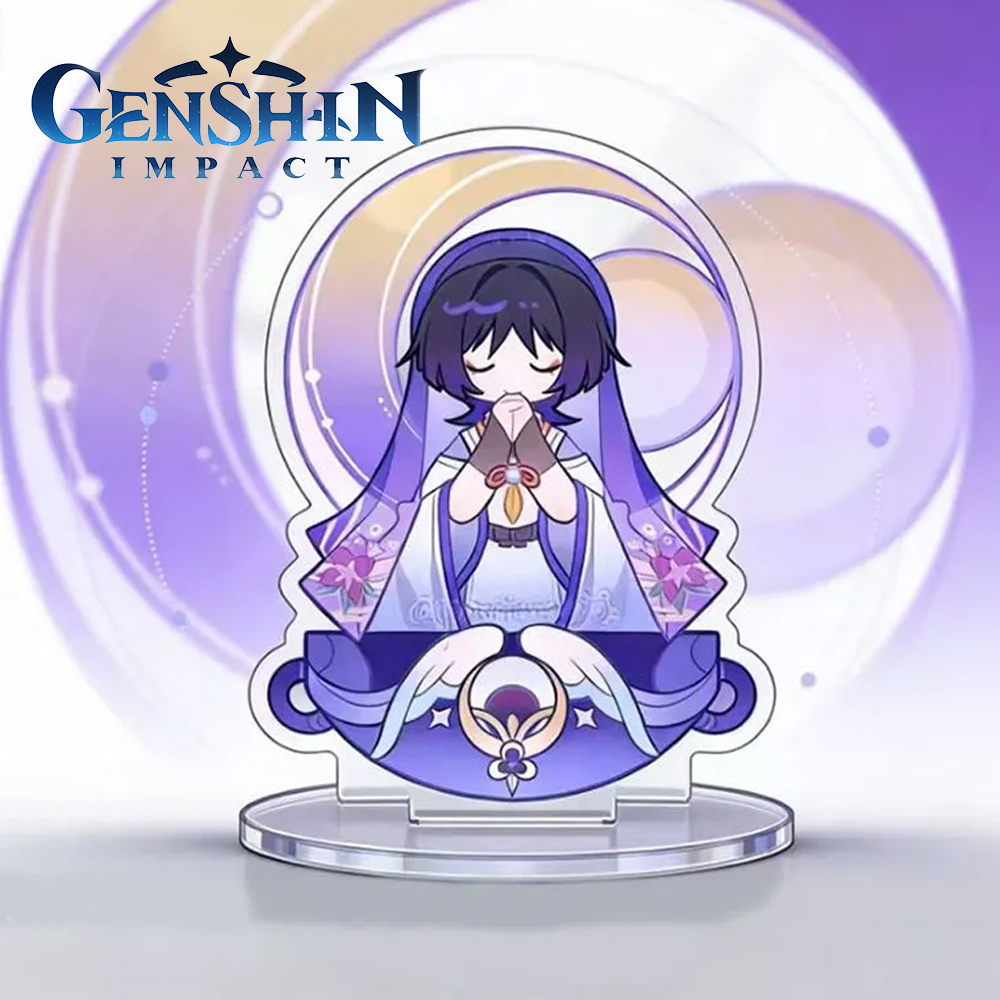 Cosplay Props - ゲーム原神インパクト放浪者バラードコスプレアクリルスタンド漫画フィギュアモデルデスク装飾スタンディングプレート小道具