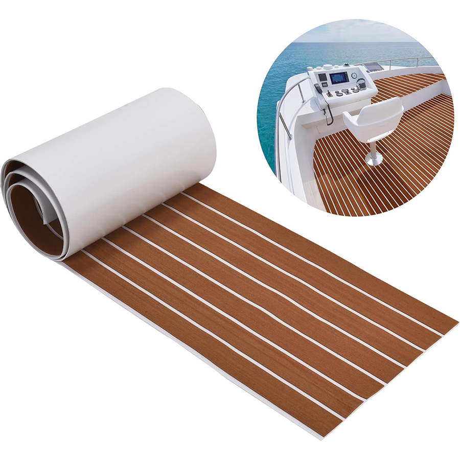 Eva Foam Sheet - EVAフォームボートフローリングデッキシート 94*17.7インチ マルチカラー 滑り止めカーペット スチームデザイン 耐久性