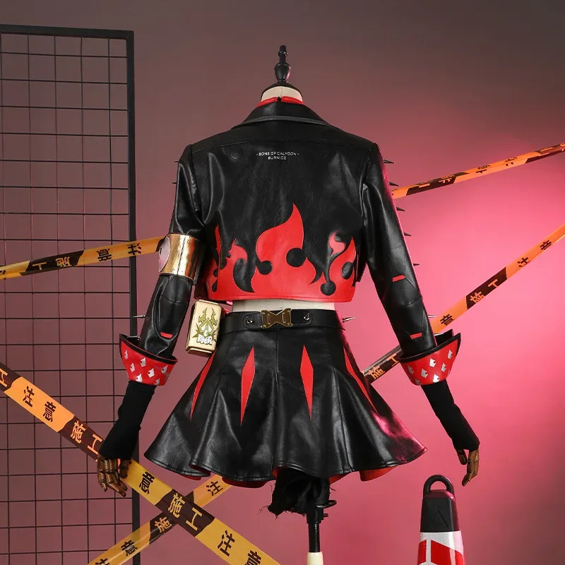 Burnice Cosplay Prop - 【Wetrose】バーニス・ホワイト コスプレ衣装 ZZZ ゼノレス・ゾーン・ゼロ フルセット ウィッグ