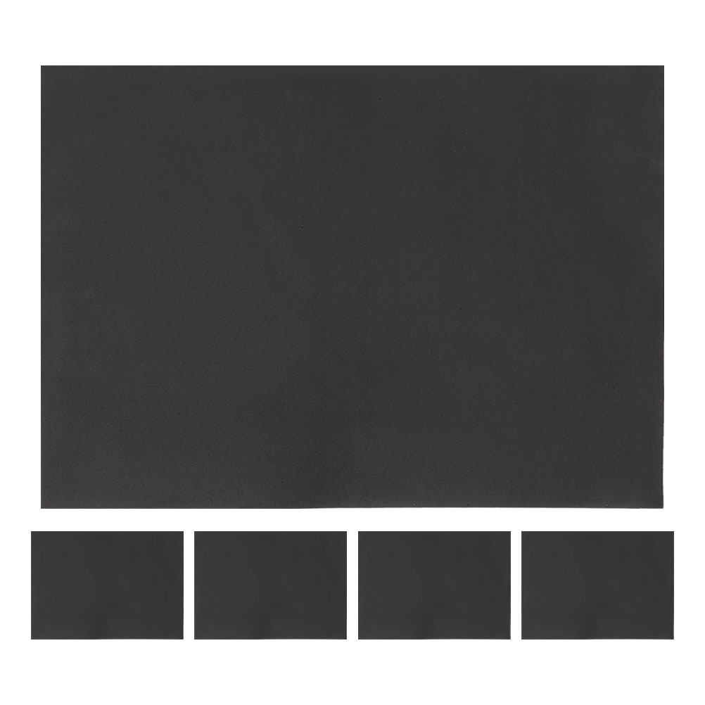 Cosplay Prop Foam Board - 5 個のフォームボード素材 Eva フォームシート黒コスプレ DIY クラフト用品衣装小道具スクラップブッキング