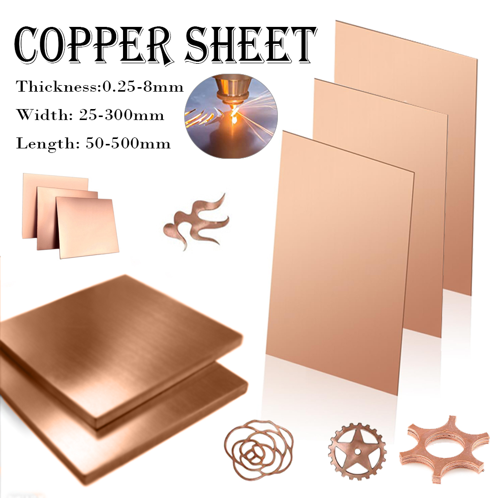 Worbla Thermoplastic - 1 個の銅シート厚さ 0.25 ミリメートル-8 ミリメートル金属銅板 50-500
