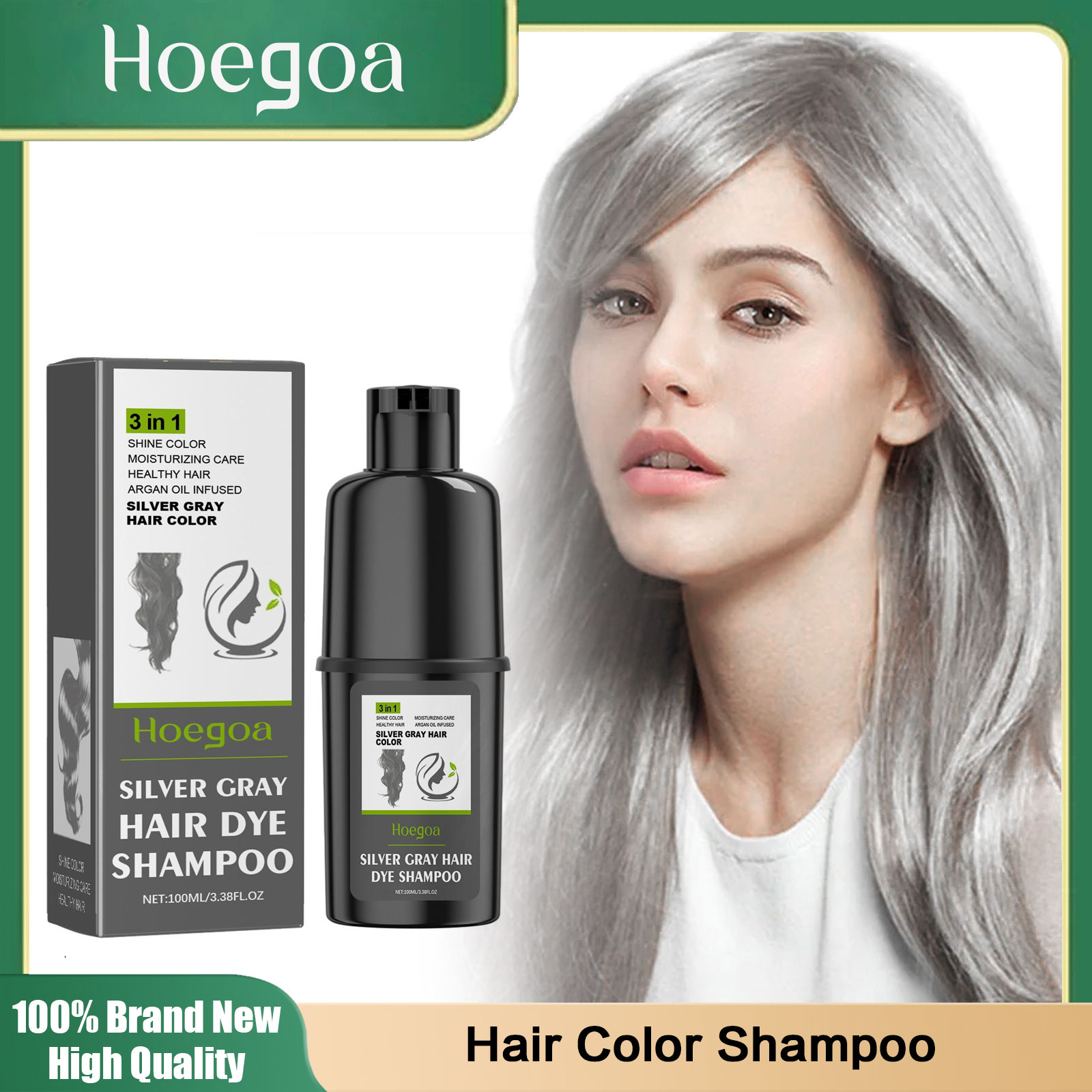 Hair Spray Color - 男性と女性のための3 in 1ヘアシャンプー,自然に栄養を与える,黒,紫,刺激のない,修理,ファッション,スタイリングツール
