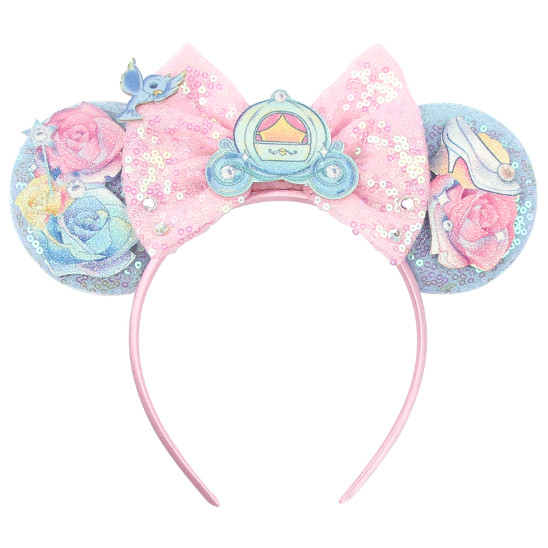 Cosplay Prop Bow - 新しいかわいいディズニーマウス耳ヘッドバンド女性スパンコール 5 