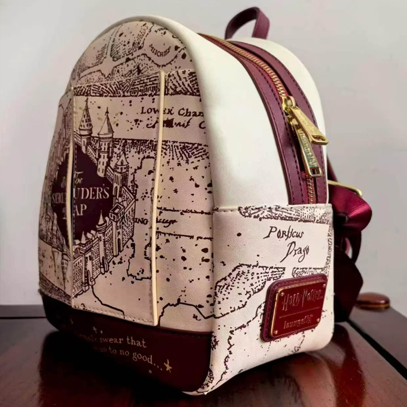 ハリー・ポッター地図柄プリントコスプレ女性用ダブルストラップ - Cosplay Prop Bag のレビューと価格