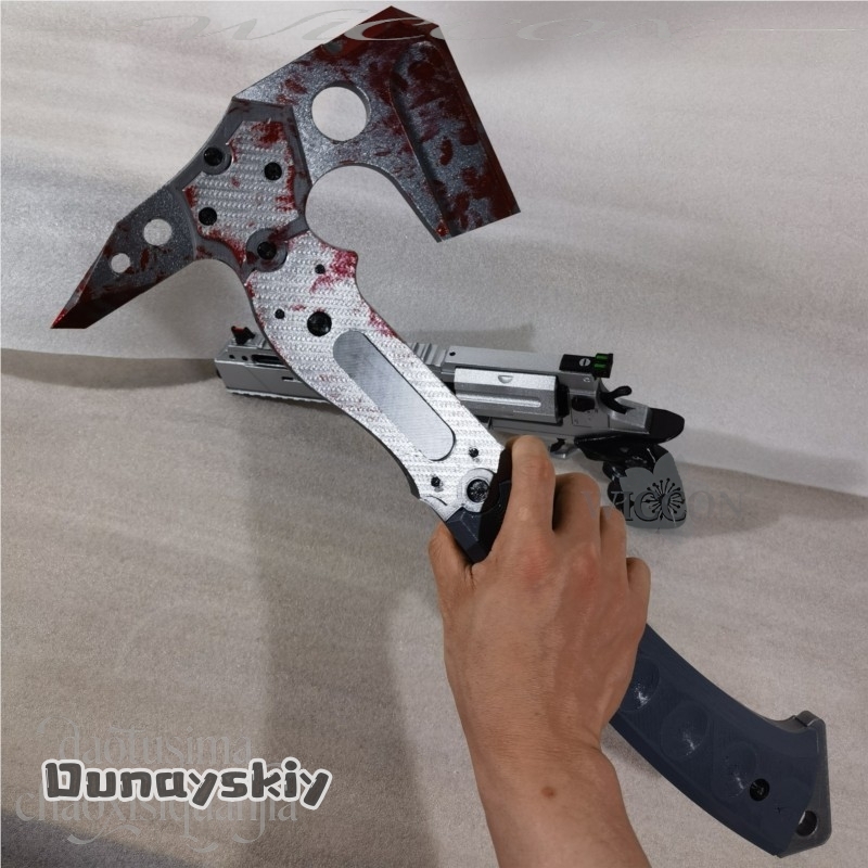 Leonn 高品質偽戦術斧血痕パターン 3D ポリ乳酸小道具 - Cosplay Prop Patterns のレビューと価格