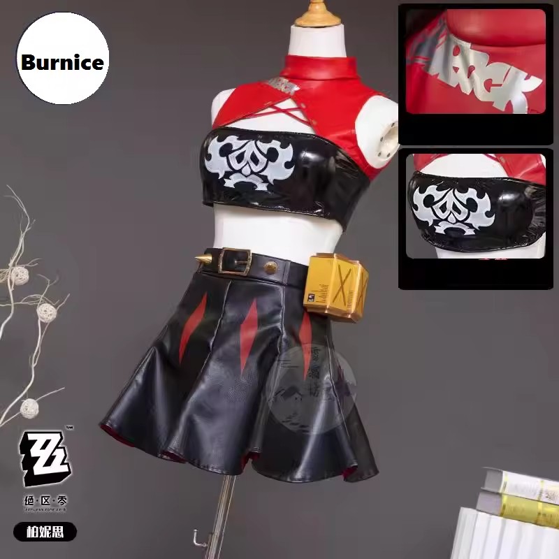 ZENLESS ZONE-女性のためのゼロコスプレコスチュー - Burnice Cosplay Prop のレビューと価格