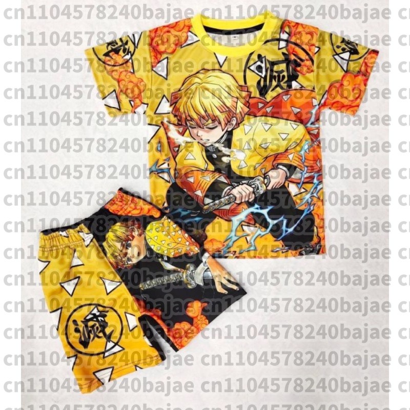 デーモンスレイヤー 烏炭治郎 炎柱 2点セット 半袖Tシャツ - Cosplay Flame Prop のレビューと価格