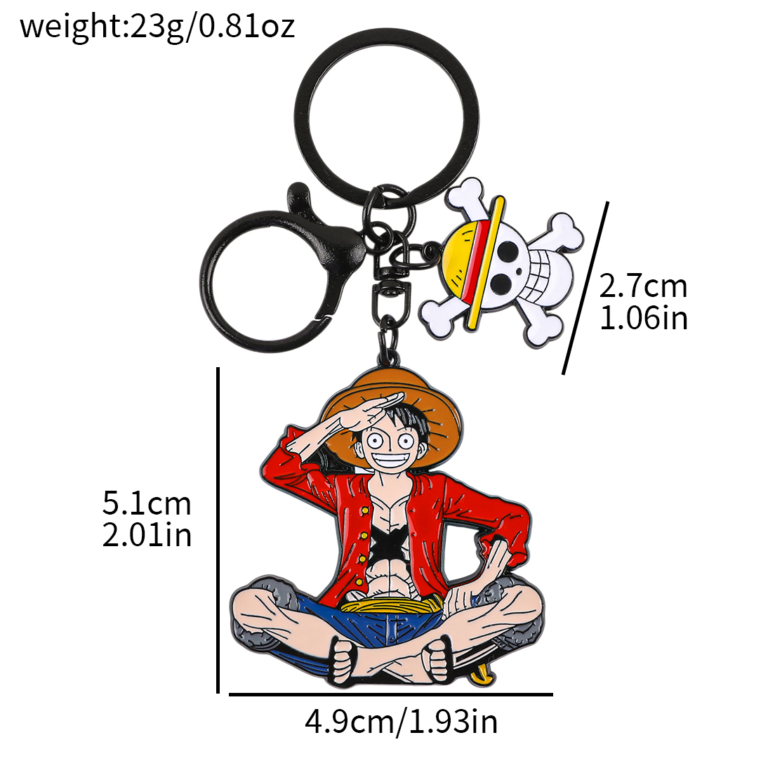 ワンピースアニメキーホルダーセット - モンキー・D・ルフィ - Cosplay Prop Bag のレビューと価格