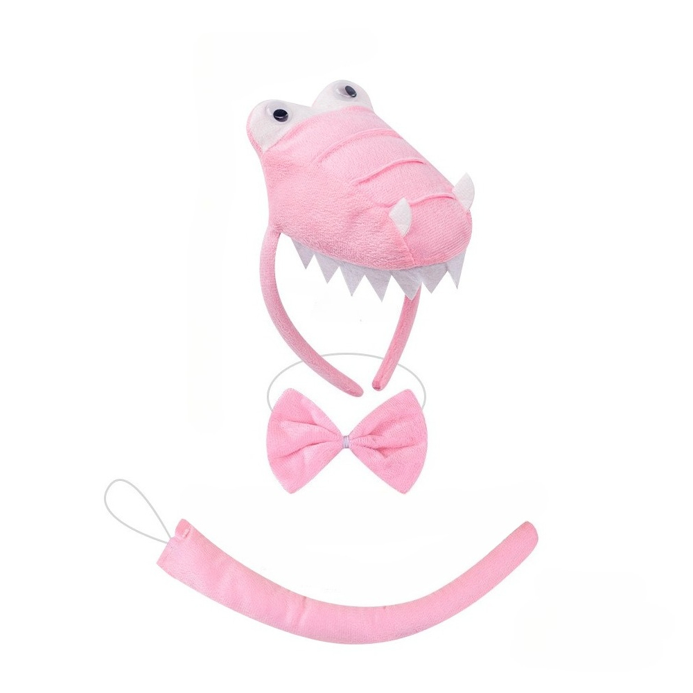 動物ワニ恐竜カメカチューシャテールボウぬいぐるみパーティーか - Cosplay Prop Bow のレビューと価格