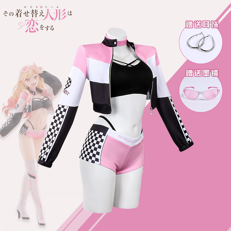 アニメ私のドレスアップダーリンウィッグレーススーツ小道具クー - Cosplay Prop Diy のレビューと価格