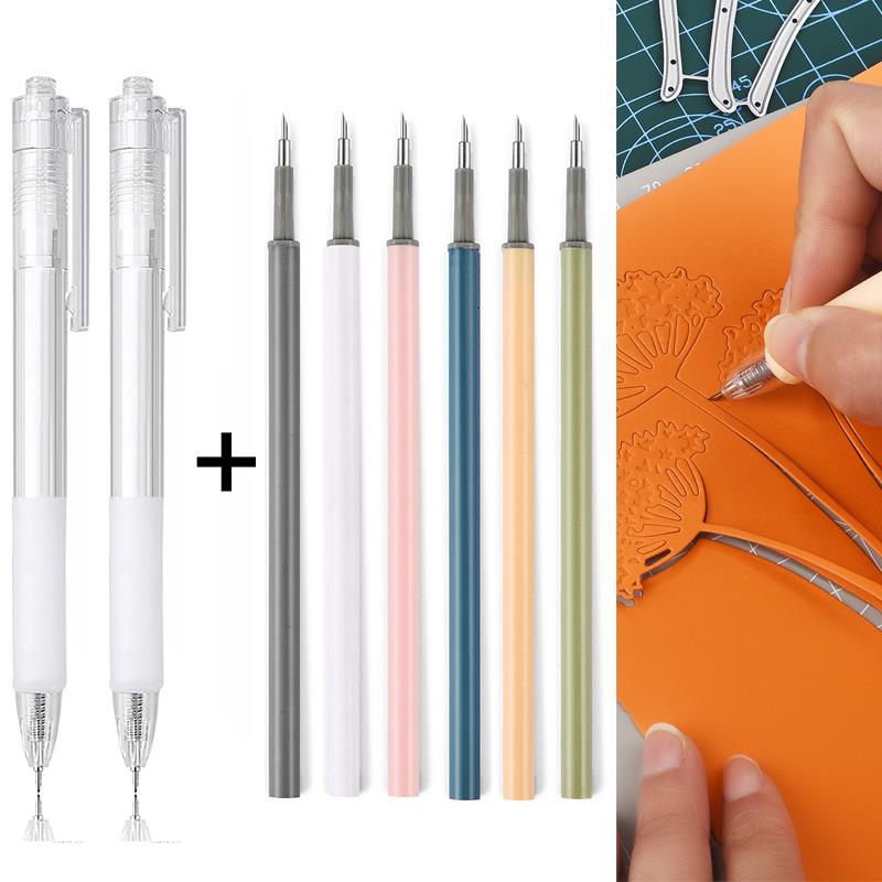 2 + 6 個ナイフペンリフィルセットアートユーティリティ紙 - Craft Knife Set のレビューと価格