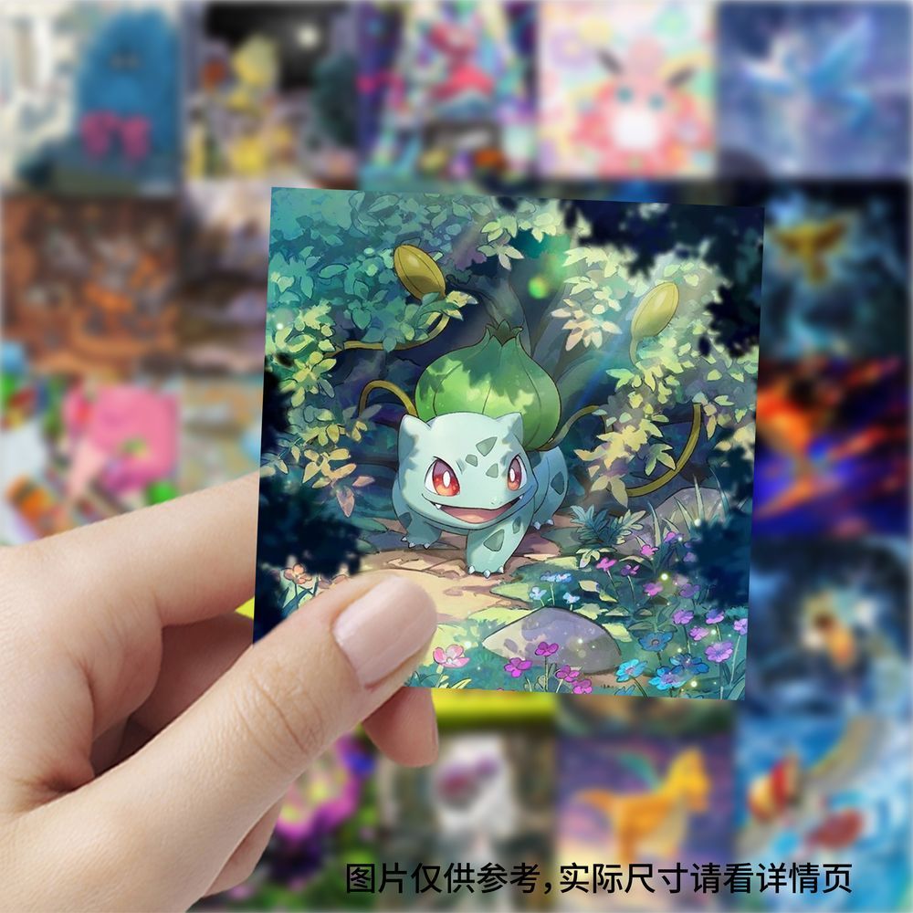 177枚のポケモンカードスクエアステッカー、子供時代のアニメ - Cosplay Prop Diy のレビューと価格