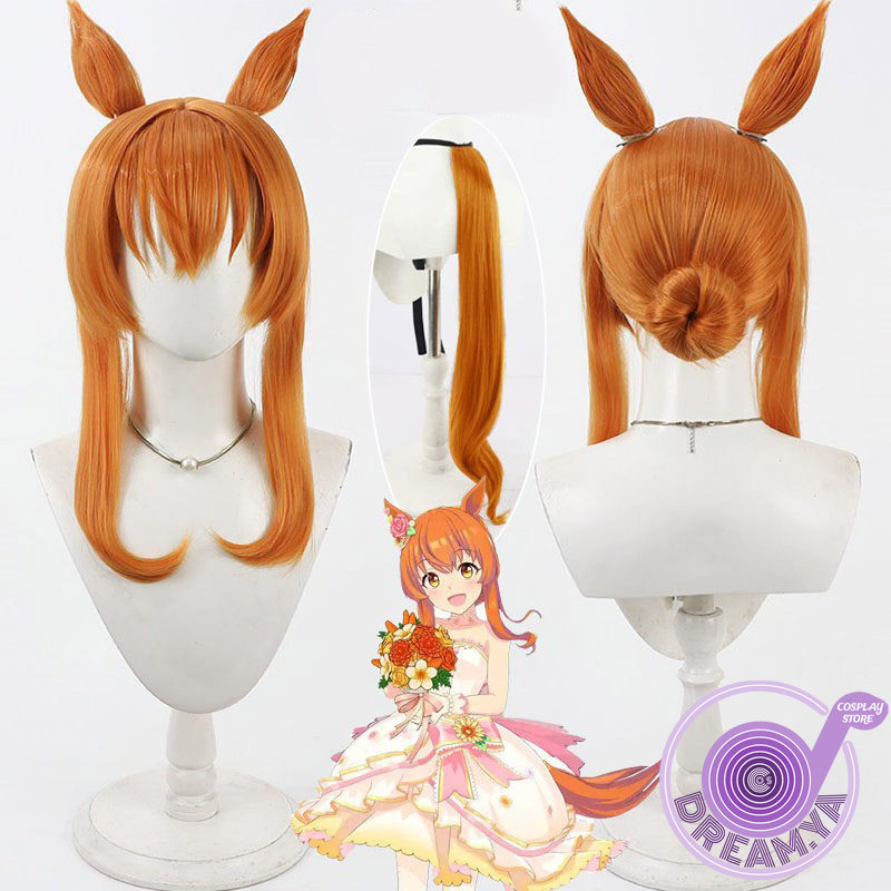Mayano トップガン コスプレウィッグ ウマ娘 プリティ - Heat Gun Cosplay のレビューと価格