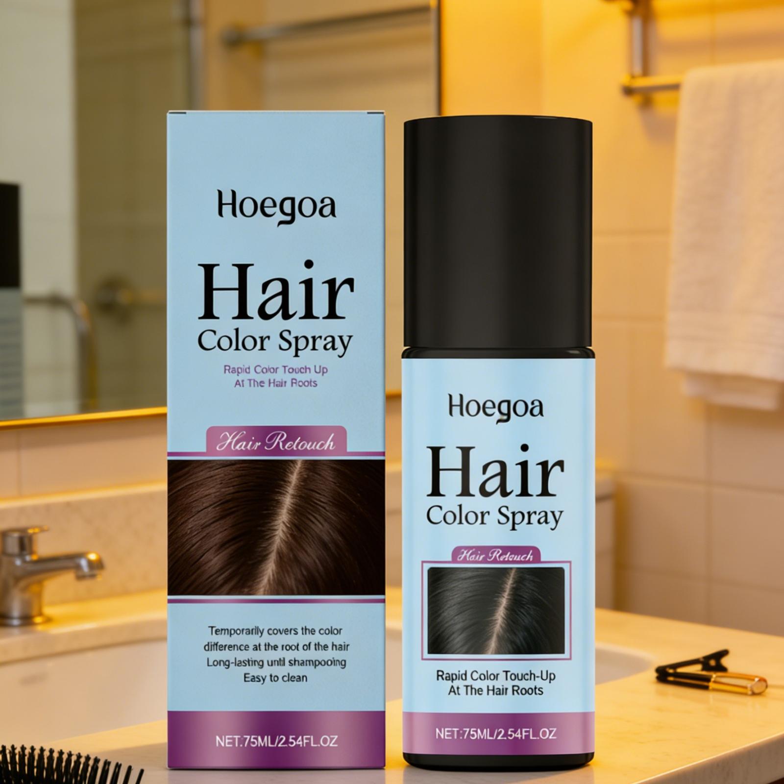 ホエゴアヘアカラースプレー ヘアスタイリング製品 高発色 D - Hair Spray Color のレビューと価格