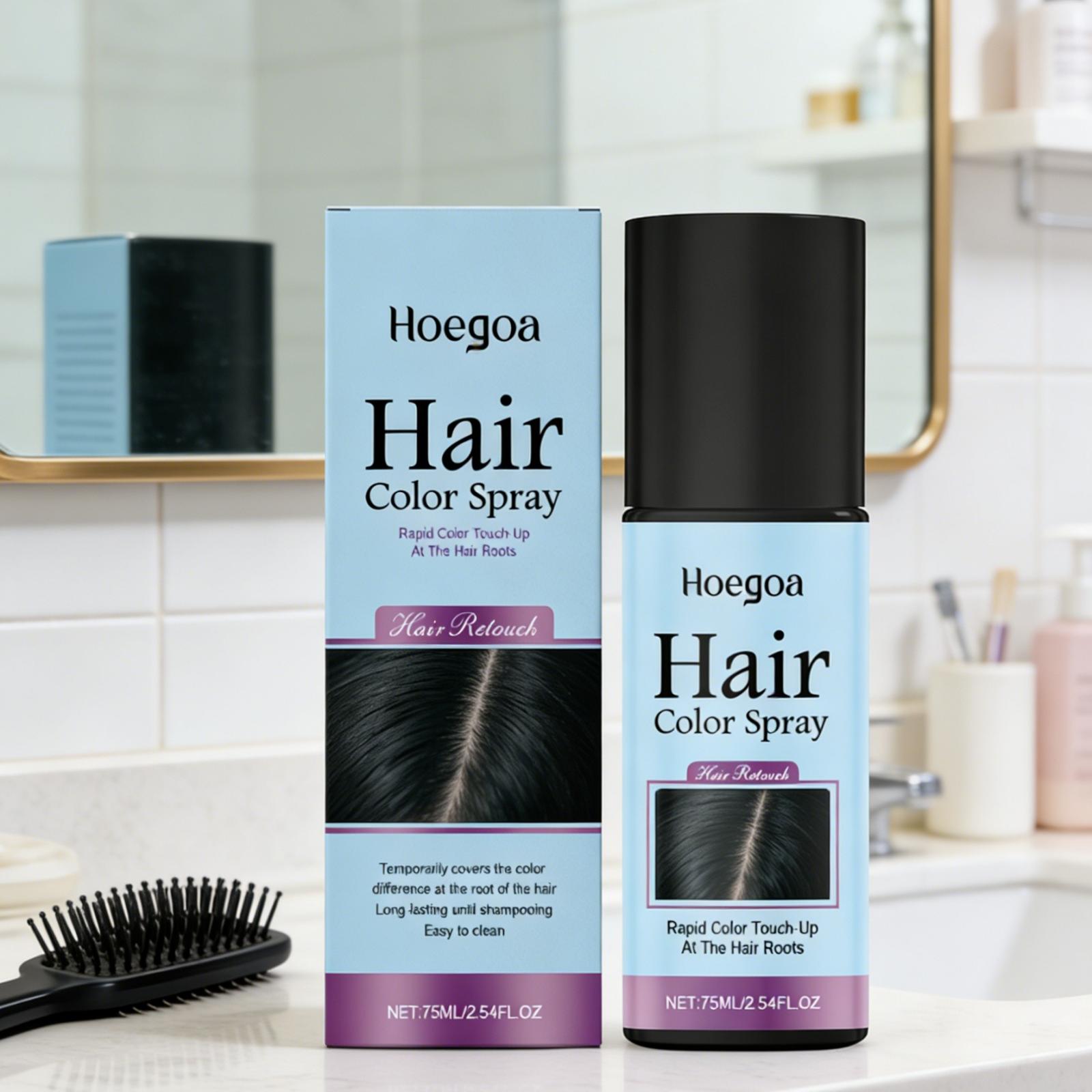 ホエゴアヘアカラースプレー ヘアスタイリング製品 高発色 D - Hair Spray Color のレビューと価格