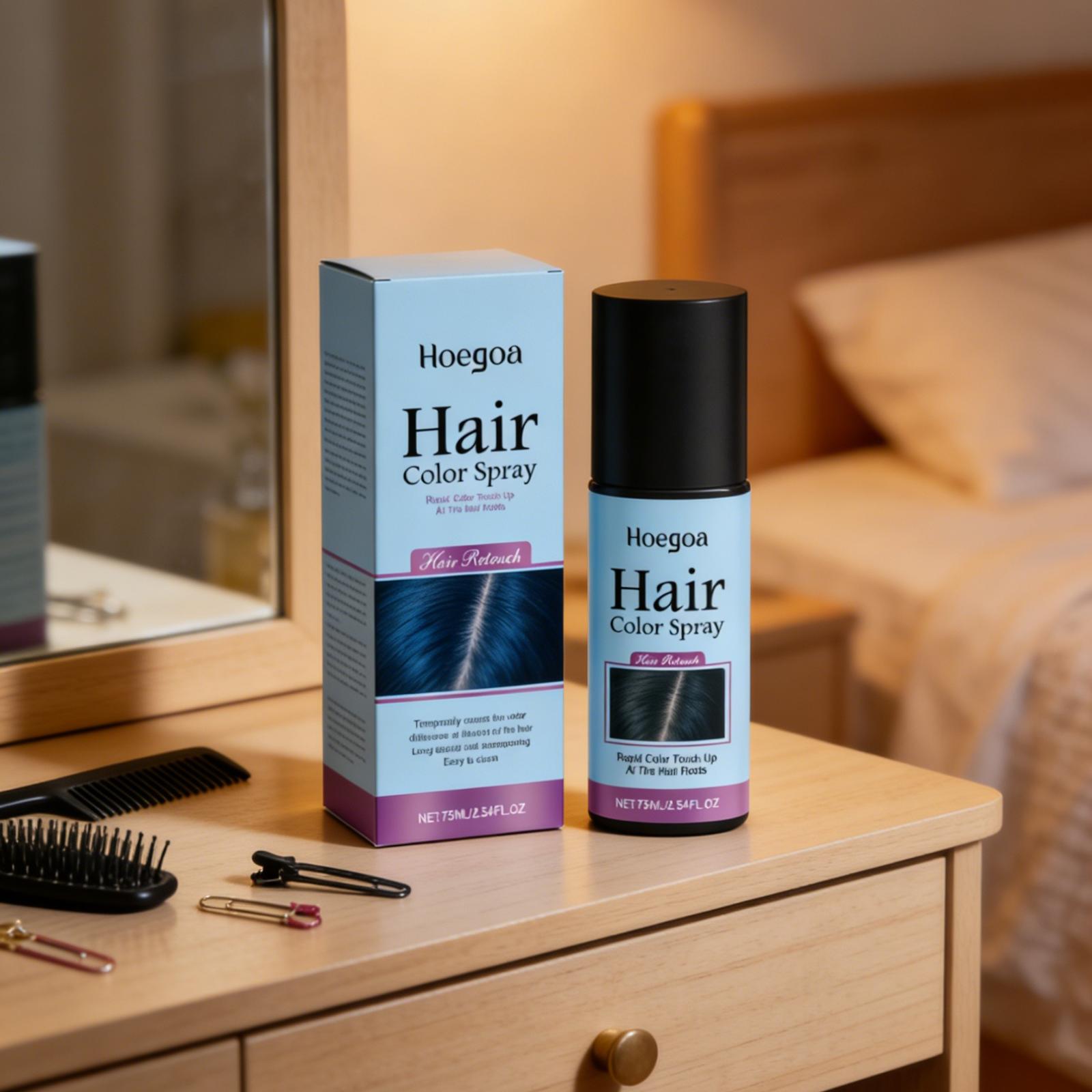 ホエゴアヘアカラースプレー ヘアスタイリング製品 高発色 D - Hair Spray Color のレビューと価格