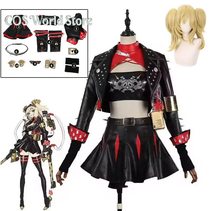 アニメバーニス・ホワイトコスプレ衣装ヘアゼンレスゾーンゼロコ - Burnice Cosplay Prop のレビューと価格