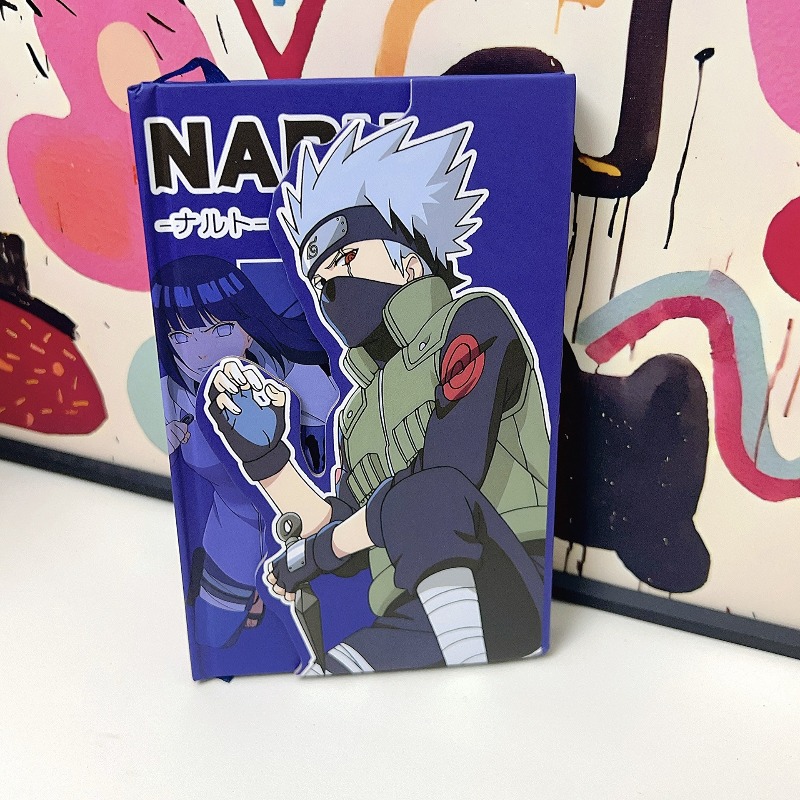 アニメナルトカラーページブック：マグネット開閉式三つ折りノー - Cosplay Prop Book のレビューと価格
