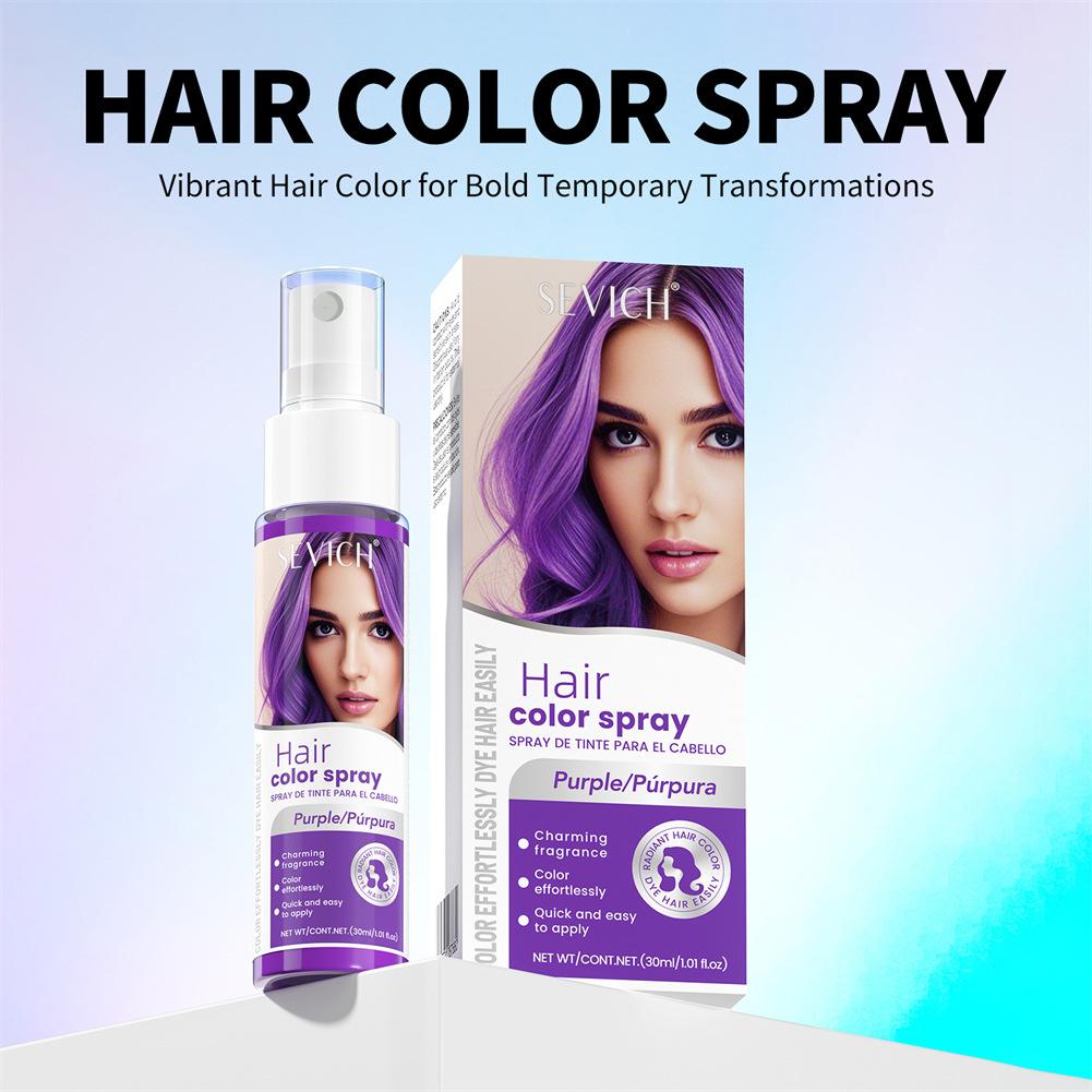 一時的なヘアカラースプレー、DIY一時的なヘアカラーワックス - Hair Spray Color のレビューと価格
