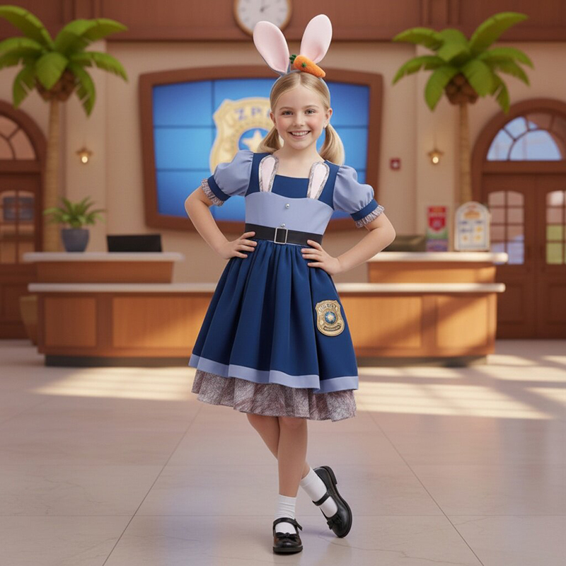2026 新しい映画バニージュディガールバックボウドレス衣装 - Cosplay Prop Bow のレビューと価格
