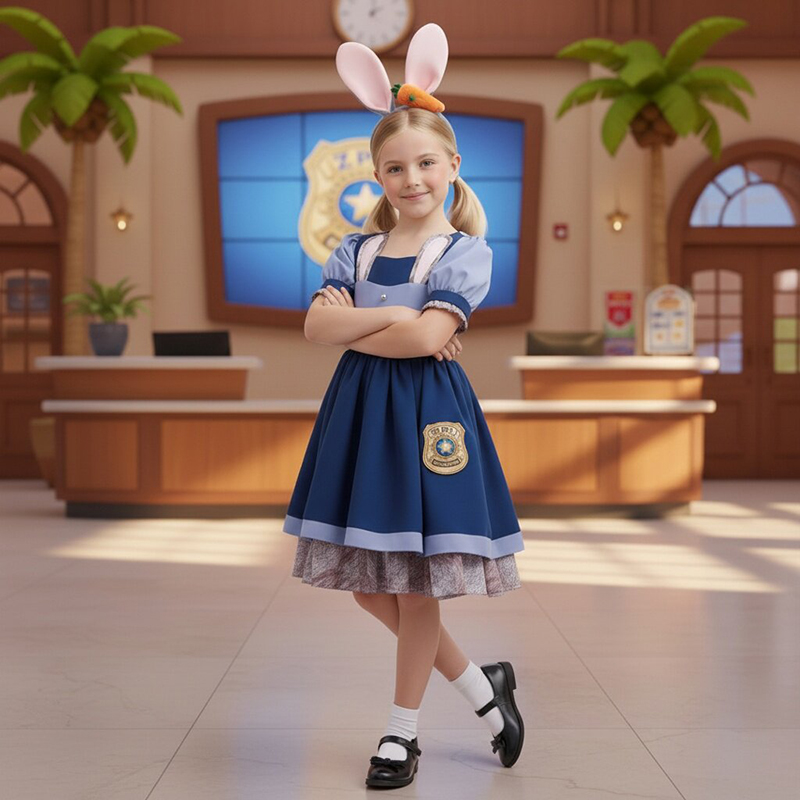 2026 新しい映画バニージュディガールバックボウドレス衣装 - Cosplay Prop Bow のレビューと価格
