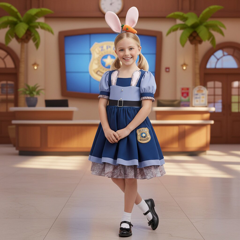 2026 新しい映画バニージュディガールバックボウドレス衣装 - Cosplay Prop Bow のレビューと価格