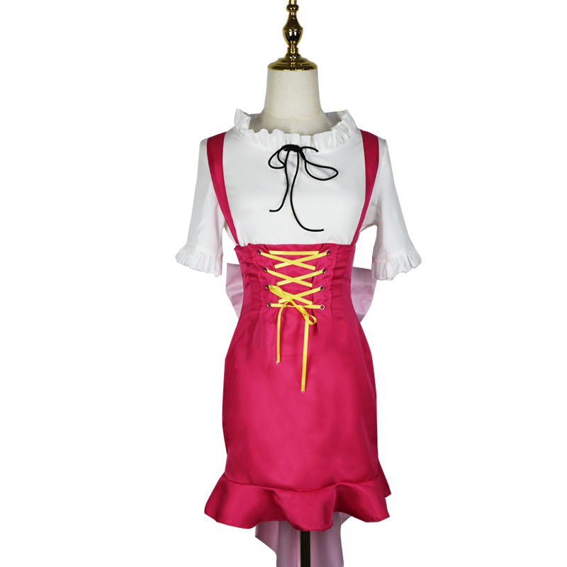 WHH アニメナミコスプレ愛らしい衣装トップスカート弓コスプ - Cosplay Prop Bow のレビューと価格
