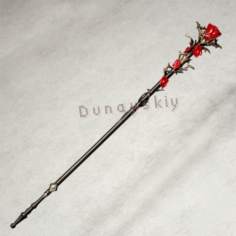 Sylus Staff シルバーウィングデーモンレッドローズ - Detachable Cosplay Prop のレビューと価格