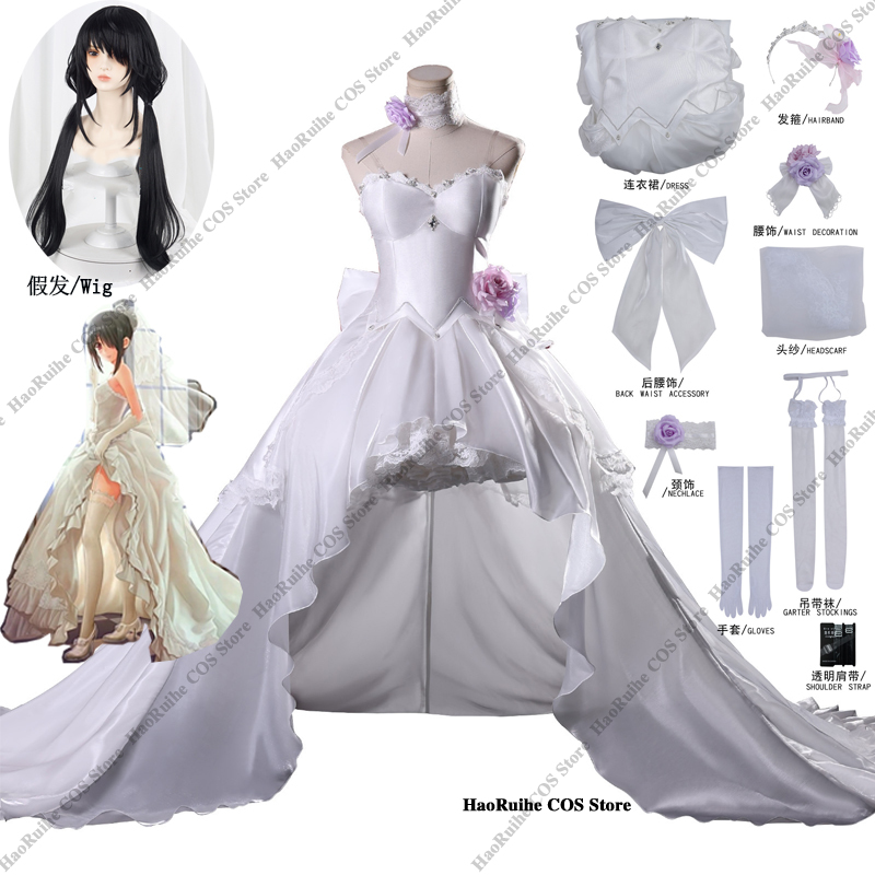 デート・ア・ライブ 時崎狂三 コスプレ衣装 ウィッグ ホワイ - Cosplay Prop Bow のレビューと価格