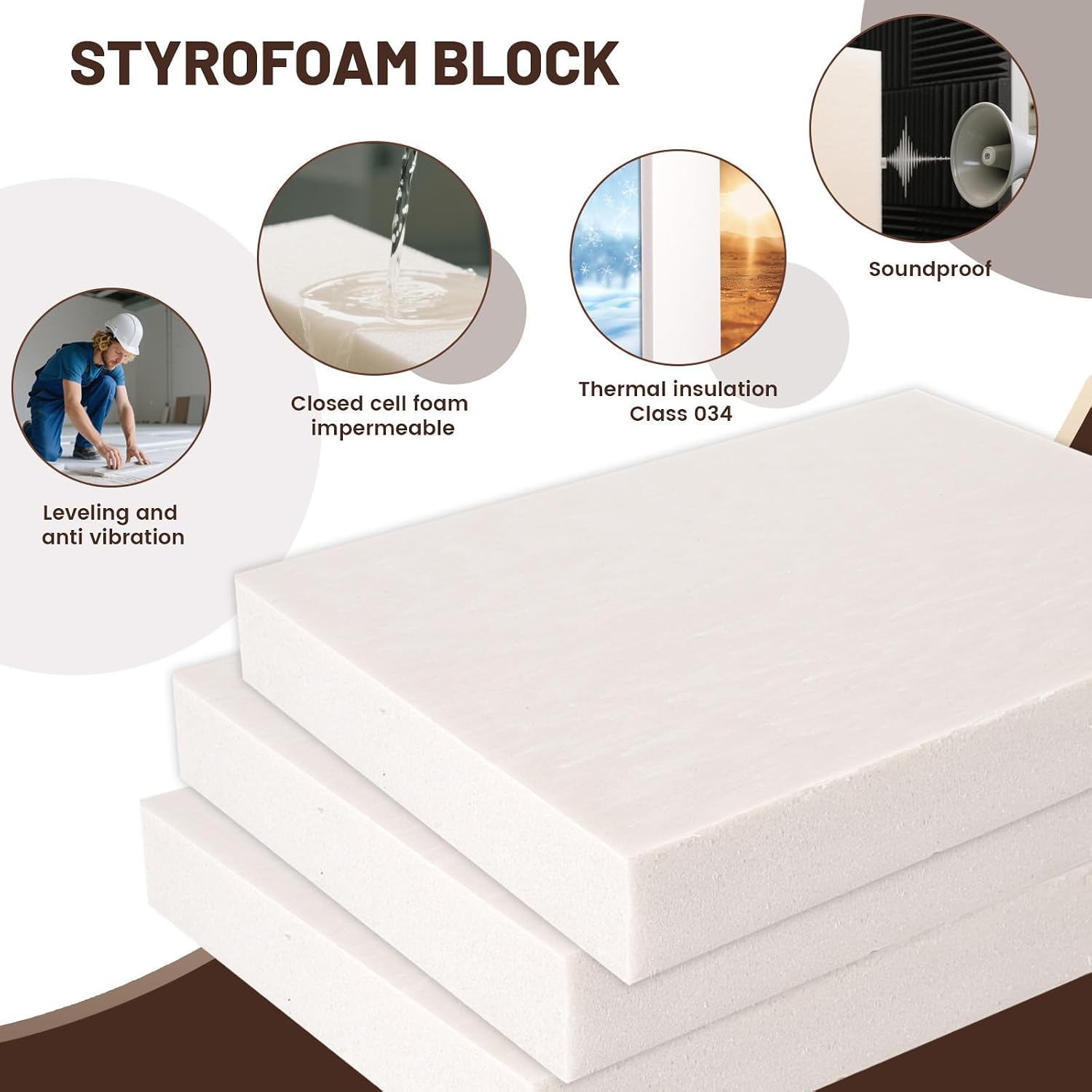 高密度XPS大型フォームボード、2枚組、47x23.5x2イ - Cosplay Prop Foam Board のレビューと価格