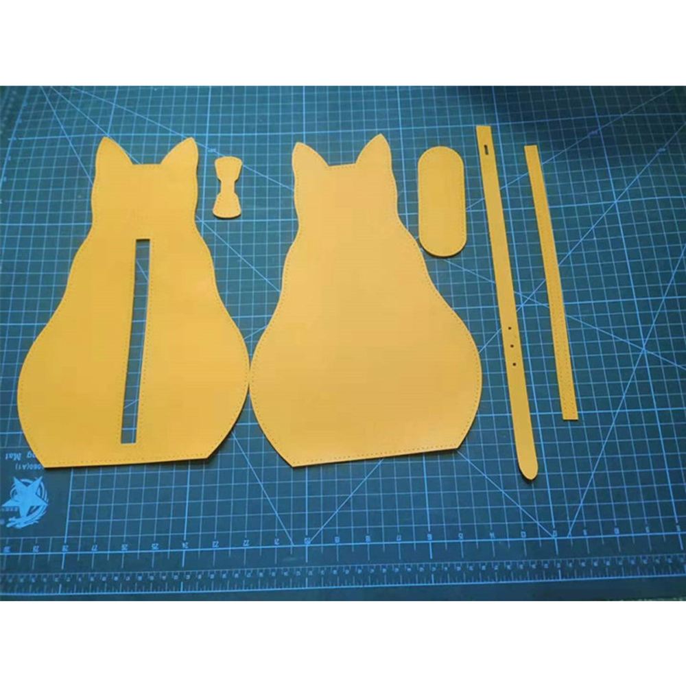 DIY-革製のかわいい猫の胸のバッグ,金属製の機器,穴あきパ - Craft Knife Set のレビューと価格