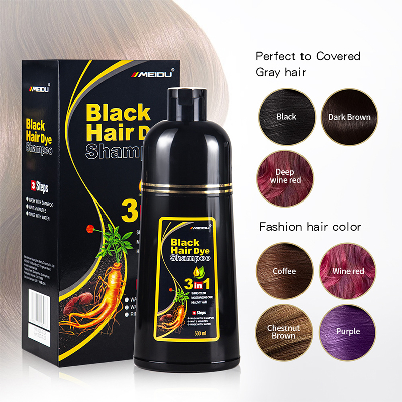 500 ミリリットルヘアカラー染料シャンプー 3 で 1 イ - Hair Spray Color のレビューと価格