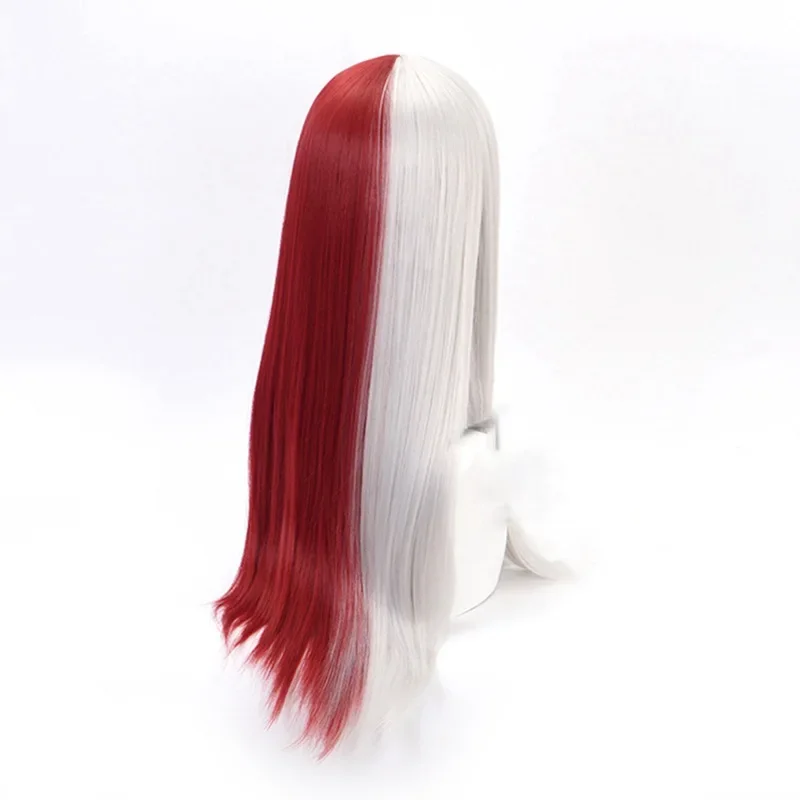 アニメガール僕のヒーローアカデミア轟焦凍ロングコスプレウィッ - Cosplay Floating Prop のレビューと価格