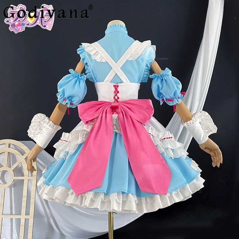 甘い制服スカートセット女性メイドハロウィンカーニバルアクセサ - Cosplay Prop Bow のレビューと価格