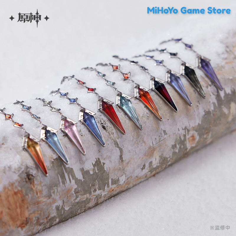 フロストとフレイムブローチセットオリジナル原神インパクト公式 - Cosplay Flame Prop のレビューと価格