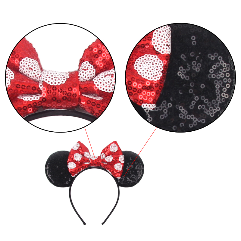 ディズニーミッキーマウス耳ヘッドハンド女の子大人かわいい漫画 - Cosplay Prop Bow のレビューと価格